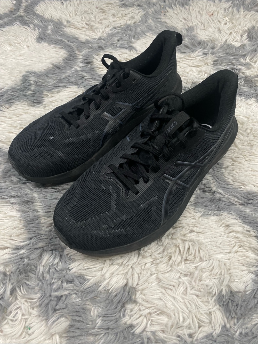ASICS GT 1000 14 Shoes Mens Size 12 Extra Wide Triple Black Running Sneakers